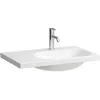 Image de Laufen Lua lavabo, 1 trou pour robinet, sans trop-plein, 750x460mm, tablette à gauche, H8170850001111, Couleur: Blanc