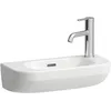 Image de Laufen Lua lave-mains, 1 trou de robinetterie à droite, vasque à gauche, avec trop-plein, 500x230mm, H8150820001061, Couleur: blanc