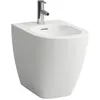 Image de Laufen Lua Bidet au sol, avec trop-plein, 1 trou pour robinet, 360x520mm, robinets dangle intérieur, H8320810003021, Couleur: Blanc