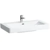 Image de LAUFEN Running Pro S Lave-Mains, 3 Trous pour Robinet, avec trop-Plein, 850x460, Blanc, Coloris: Blanc avec LCC - H8139654001081