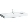 Image de LAUFEN Pro S Lave-Mains à Poser, 3 Trous pour Robinet, avec trop-Plein, 1050x460, Blanc, Coloris: Blanc avec LCC - H8169664001081