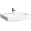 Image de LAUFEN Pro S Lave-Mains, 3 Trous pour Robinet, avec trop-Plein, 650x465, Blanc, Coloris: Blanc - H8109640001081