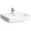 Image de Laufen PRO S lavabo, sans trou pour robinet, sans trop-plein, 550x465mm, H8109624001421, Couleur: Blanc avec LCC