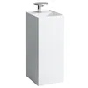 Image de Laufen Kartell Lave-mains, posé, 1 trou pour robinet, sans trop-plein, 375x435x900, Couleur: Blanc