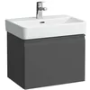 Image de LAUFEN Pro S Meuble sous-lavabo, 1 tiroir, pour lavabo 810963, 570x450x390, Coloris: Graphite - H4833710964801