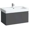 Image de LAUFEN Pro S Meuble sous-lavabo, 1 tiroir, pour lavabo H813965, 810x450x390mm, H4835010964801, Couleur: Graphite