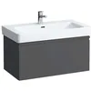Image de LAUFEN Pro S Meuble sous-lavabo, 1 tiroir, pour lavabo H813966, 1010x450x390mm, H4835510964801, Couleur: Graphite
