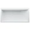 Image de LAUFEN Kartell Baignoire en fonte minérale courante coin gauche 1700x860x590mm, avec tablier et trop-plein éclairé par LED, blanc, H2243360006161