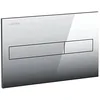 Image de Laufen AW1 Plaque de fixation, Dual-Flush, 250x10x160mm, H895661, Coloris: chrome