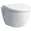 Image de LAUFEN WC Mural Running Pro Wash-Down, sans Bord de Chasse, Montage Ouvert, 360x530, Blanc, Coloris: Blanc avec LCC - H8209644000001