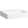 Image de Laufen VAL lavabo, encastré, sans trou pour robinet, sans trop-plein, 550x420mm, H8102824001121, Couleur: Blanc avec LCC