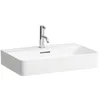 Image de Laufen VAL lavabo, encastré, 3 trous pour robinet, avec trop-plein, 650x420mm, H8102844001081, Couleur: Blanc avec LCC