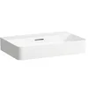Image de Laufen VAL lavabo, encastré, sans trou pour robinet, avec trop-plein, 650x420mm, H8102844001091, Couleur: Blanc avec LCC