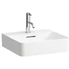 Image de Laufen VAL lave-mains, 1 trou de robinetterie, avec trop-plein, 450x420mm, H8152814001041, Couleur: blanc