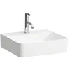 Image de Laufen VAL lave-mains, 1 trou pour robinet, sans trop-plein, 450x420mm, H8152814001111, Couleur: blanc