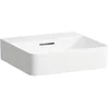 Image de Laufen VAL lavabo à poser, sans trou pour robinet, avec trop-plein, US fermé 450x420mm, H8162804001091, Couleur: blanc