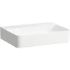 Image de Laufen VAL lavabo à poser, sans trou pour robinet, sans trop-plein, US fermé 550x420mm, H8162820001121, Couleur: blanc