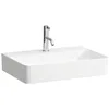Image de Laufen VAL lavabo à poser, 1 trou pour robinet, sans trop-plein, US fermé 600x420mm, H8162834001111, Couleur: blanc