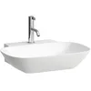 Image de Laufen INO lavabo, 1 trou pour robinet, sans trop-plein, 560x450mm, H8103024001111, Couleur: Blanc avec LCC