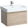 Image de LAUFEN Pro S Meuble sous-lavabo 1 tiroir, pour lavabo 810964, 615x450x390, Coloris: Décor chêne Clair - H4834210964791