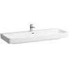 Image de Laufen PRO S lavabo, sans trou pour robinetterie, avec trop-plein, 1200x460mm, H8149654001091, Couleur: Blanc avec LCC