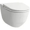 Image de LAUFEN Cabine de Douche Cleanet Riva, encastrée, Murale, Commande à Distance, siège WC avec Couvercle, Coloris: Blanc avec LCC - H8206914000001