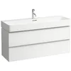 Image de LAUFEN VAL Vasque sur Meuble, 2 Trous pour Robinet, avec trop-Plein, 1200x420, Blanc, Coloris: Blanc avec LCC - H8102894001071