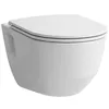 Image de Laufen Pro WC-Set, WC suspendu, siège de WC avec couvercle, fixation ouverte, 4,5/3 litres, H8669540000001