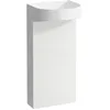Image de LAUFEN Sondeur Mobile pour lavabo avec Colonne intégrée, sans Trou pour Robinet, sans trop-Plein, 410x900mm, avec Robinet de vidange, Blanc, Coloris: Blanc - H8113410001121