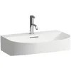 Image de Laufen Sonar lavabo à encastrer, 1 trou pour robinet, avec trop-plein, 600x420mm, H8103424001041, Couleur: Blanc avec LCC