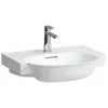 Image de Laufen The New Classic lavabo, encastré, avec trop-plein, 1 trou pour robinet, 600x480mm, H8138534001041, Couleur: Blanc avec LCC