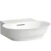 Image de Laufen The New Classic lave-mains à poser, avec trop-plein, US. polie, sans trou pour robinet, 500x450mm, H8168520001091, Couleur: blanc
