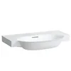 Image de Laufen The New Classic lavabo, encastré, avec trop-plein, sans trou pour robinet, 800x480mm, H8138554001091, Couleur: Blanc avec LCC