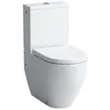 Image de Laufen Pro WC au sol, chasse deau profonde, pour réservoir de chasse à poser, sans marge de rinçage, sortie verticale/aiguë, 650x360x430mm, H8259620000001, Couleur: blanc