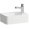 Image de Laufen VAL lave-mains, 1 trou de robinetterie à droite, sans trop-plein, 340x220mm, H8152804001141, Couleur: blanc