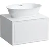 Image de LAUFEN The New Classic Sideboard, 1 tiroir, 575x455x345mm, pour bac de Lavage H812852/3, H406001085, Coloris: Blanc Brillant