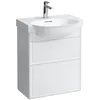 Image de LAUFEN The New Classic Meuble sous-lavabo, 2 tiroirs, 575x315x675mm, H4060320856311, Couleur: Blanc Brillant