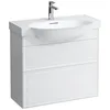 Image de LAUFEN The New Classic Meuble sous-lavabo, 2 tiroirs, 775x315x675mm, H4060420856311, Couleur: Blanc Brillant