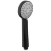 Image de Laufen Stella Douchette à main, 3 jets, ronde, D=80mm, RubiClean, H3619850813311, Couleur: noir titane mat