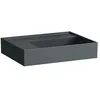 Image de Laufen Kartell lavabo à poser, tablette à gauche, sans trou pour robinet, sans trop-plein, 600x460mm, H8183357581121, Couleur: graphite mat