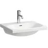 Image de Laufen Lua lavabo à poser, 1 trou pour robinet, avec trop-plein, 550x460mm, H8160824001041, Couleur: Blanc avec LCC
