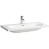 Image de Laufen Lua lavabo à poser, 1 trou pour robinet, avec trop-plein, 1000x460mm, H8160890001041, Couleur: Blanc