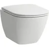 Image de Laufen Lua WC suspendu Advanced compact, 490x360x345mm, H8200834000001, Couleur: blanc