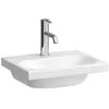 Image de Laufen Lua lave-mains à poser, 1 trou pour robinet, sans trop-plein, 450x350mm, H8160800001561, Couleur: blanc