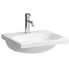 Image de Laufen Lua lavabo, 1 trou pour robinet, sans trop-plein, 500x460mm, H8100810001561, Couleur: Blanc