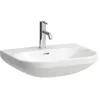 Image de Laufen Lua lavabo, sans trou pour robinet, sans trop-plein, 600x460mm, H8110830001421, Couleur: Blanc