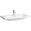 Image de Laufen Lua lavabo, 2 trous pour robinet, avec trop-plein, 1000x460mm, H8100890001071, Couleur: Blanc
