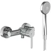 Image de Laufen Lua Mitigeur de douche, apparent, avec accessoires, chromé, H3310810041311