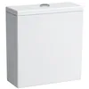 Image de Laufen PRO réservoir de chasse, rinçage à 2 quantités, 6 L, raccordement à leau à larrière, blanc, H8299510009711, Couleur: Blanc