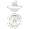 Image de Theben 2080520 theRonda S360-100 UP WH I Détecteur de présence Passif à Infrarouge I Montage au Plafond encastré I Zone de détection Circulaire 360° Ø 8 m (50 m²) I Lumière 1 Canal I PIR